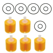 5 Set Engine Oil Filter 04152-YZZA1 04152-31090 04152-YZZG1 for Toyota Avalon Camry Highlander RAV6 Tacoma Sienna