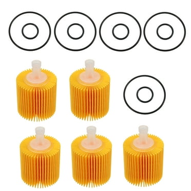5 Set Engine Oil Filter 04152-YZZA1 04152-31090 04152-YZZG1 for Toyota Avalon Camry Highlander RAV6 Tacoma Sienna
