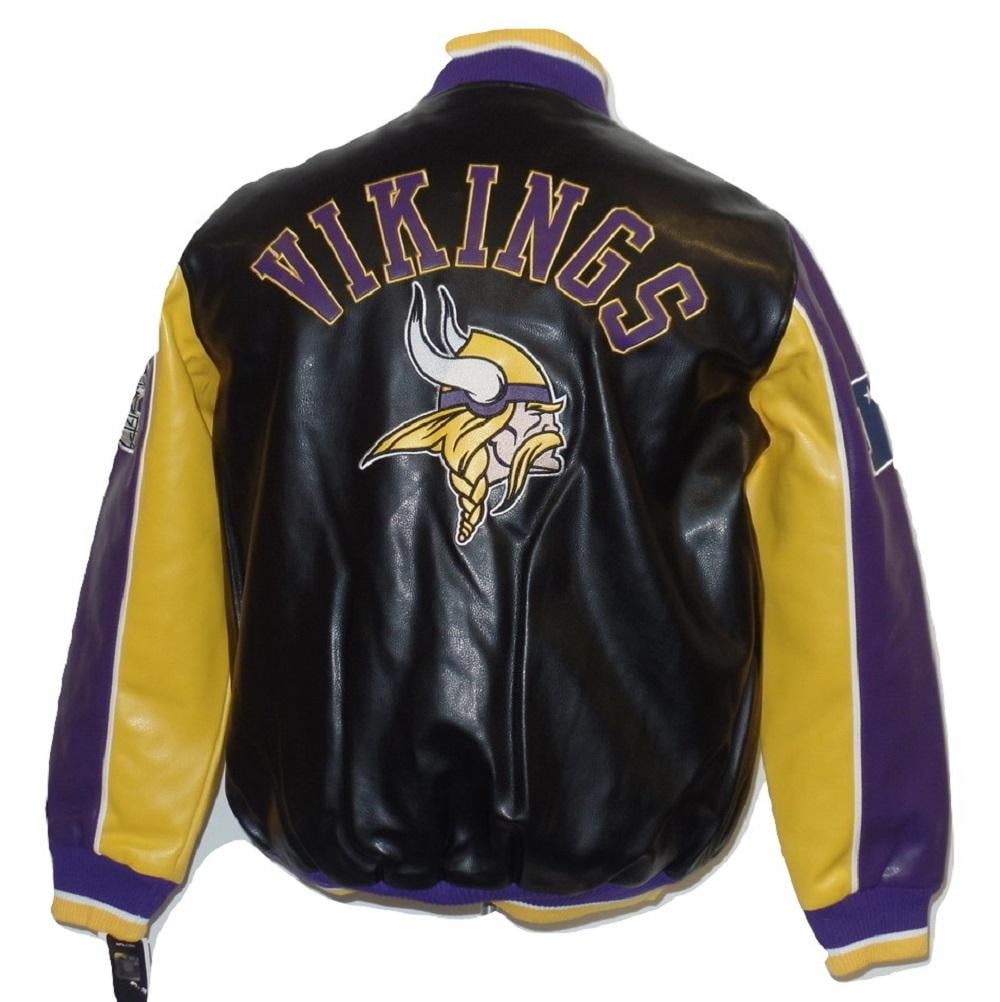Minnesota Vikings Legend Faux Leather Pvc Jacket