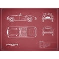thumbnail image 2 of Rogan, Mark 32x25 Gold Ornate Wood Framed with Double Matting Museum Art Print Titled - MGB-Maroon, 2 of 4