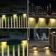 thumbnail image 3 of Lámpara de exterior Irfora 4 Uds. De luces solares para exteriores, luces de cubierta impermeables, luz decorativa de jardín para escaleras al aire libre, valla de paso, Patio, camino Irfora Lámpara de exterior, 3 of 7