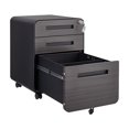 thumbnail image 4 of 3 Drawer Mobile File Cabinet With Lock, Metal Under Desk Rolling Filing Cabinets, Fully Assembled 5-wheel Office Cabinet For Home Office Letter/Legal/A4, 4 of 8