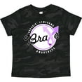 thumbnail image 3 of Inktastic Brave Hodgkins Lymphoma Awareness Violet Ribbon Boys or Girls Toddler T-Shirt, 3 of 5