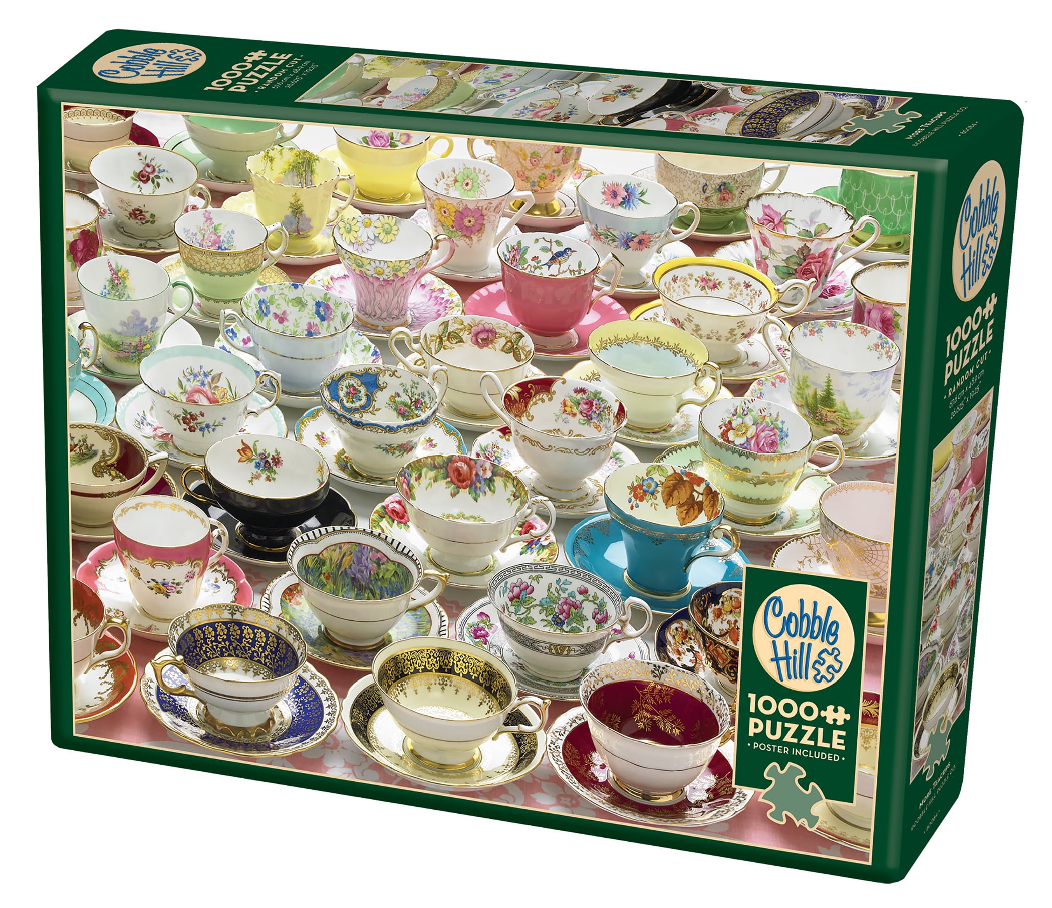 Cobble Hill More Teacups 1000 Piece Jigsaw Puzzle