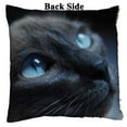 thumbnail image 2 of PKQWTM Siamese Cat With Blue Eyes Reversible Mermaid Cushion Cover Home Decor Sequin Pillow Case Size 16x16 inches, 2 of 2