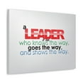 thumbnail image 2 of Inspirational Wall Art Leader Knows The Way Motivation Wall Decor for Home Office Gym Inspiring Success Quote Print Ready to Hang Unframed, 2 of 17