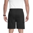thumbnail image 5 of QDG Men's Relaxed Fit Cargo Shorts with Drawstring Elastic Waist Multi-Pocket for Daily Hiking Work, 5 of 7