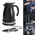 thumbnail image 4 of Car Kettle Heating Kettle DC 24V Fast Boiling Portable Auto Shut Off Car Kettle Black, 4 of 9