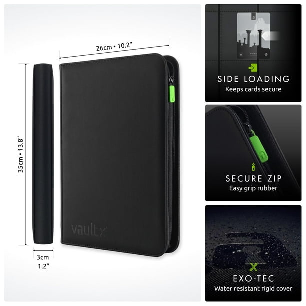Vault X Premium Exo-Tec Zip Binder - 9 Pocket Trading Card Album