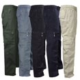 thumbnail image 1 of Fashion Men´s Solid Color Elastic Fighting Pants Work Pants Camping Hiking Trousers, 1 of 5