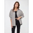 thumbnail image 3 of Oversized Velvet Shacket, 3 of 5