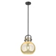 thumbnail image 5 of 410-1SM-BB-G410-10ME Innovations Lighting Newton Sphere - 1 Light Stem Hung Mini Pendant-13.38 Inch Tall and 10 Inch Wide-Brushed Brass Finish-Mercury, 5 of 6