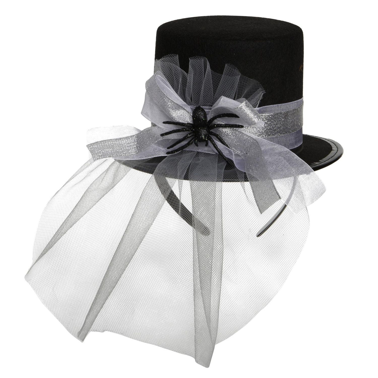 Adult's Silver Top Hat Headband