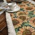 thumbnail image 2 of 118 pulgadas de largo Boho Floral boda cena café granja comedor cocina mesa decoración mezcla algodón girasol, 2 of 5