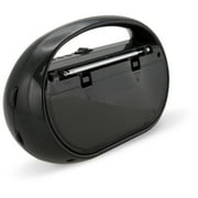 GPX R602B AM/FM Portable Clock Radio, Black