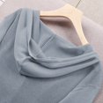 thumbnail image 5 of HCYSFG Womens Hooded Cardigan Button Down Long Sleeve Drawstring Rib Knit Sweater Relaxed Fit Casual Fall Outdoor Lightweight Layering Jacket, 5 of 5