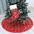 thumbnail image 2 of Vestido de árbol de Navidad Decoración de árbol de Navidad Vestido de árbol de Navidad Delantal inferior de árbol Vestido de árbol de Navidad de una sola capa, 2 of 6