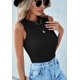 thumbnail image 1 of Camisetas sin mangas para mujer, blusa sin mangas, blusa básica, blusas casuales de verano, 1 of 4
