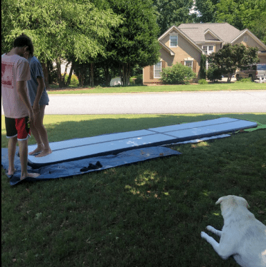 inflatable pool mats