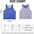 thumbnail image 4 of YOUI-GIFTS 6 PCS Reversible Pinnies Basketball Soccer Training Vest Double Sided Mesh Jerseys for Adult, 4 of 5