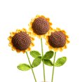 thumbnail image 2 of Girasol terminado hecho a mano flor falsa flor decoración flor girasol día de San Valentín regalo del día del maestro, 2 of 4