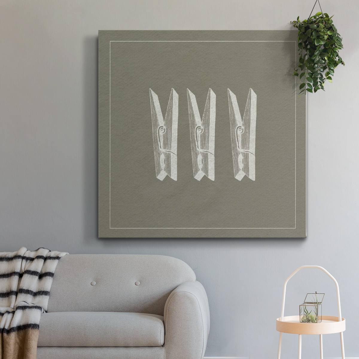 Wexford Home Laundry Tips VI-Premium Gallery Wrapped Canvas, 40" x 40" - Ready to Hang
