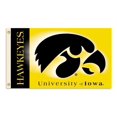 thumbnail image 1 of QIFEIHA Iowa Hawkeyes Flag 3x5 Feet Banner Flag, 1 of 3