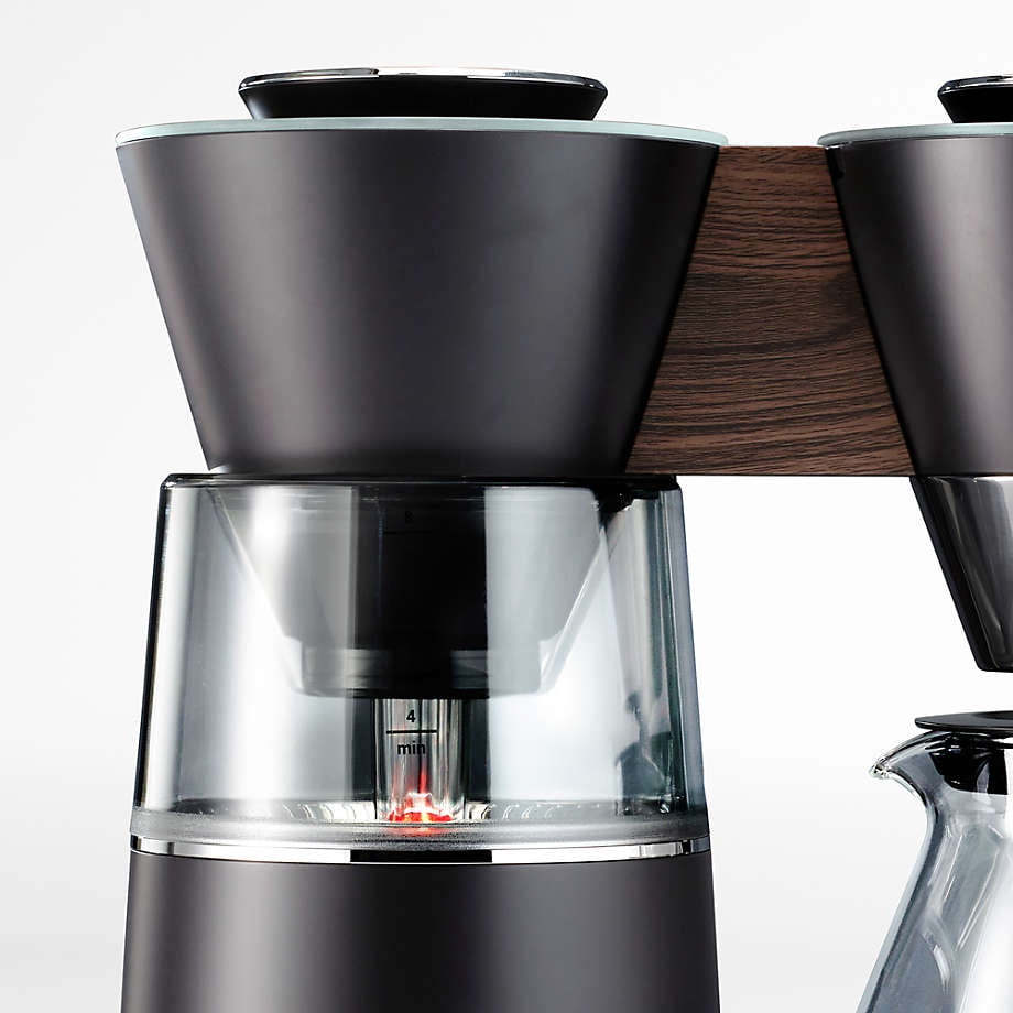 Vision 12- Cup Luxe Drip Coffee Maker with Revolving Dashboard Matte Black