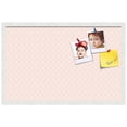 thumbnail image 2 of PinPix 28x18 Custom Cork Bulletin Board Baby Pink Chain Poster Board Has a Fabric Style Canvas Finish, Framed in Baby Pink Chain, by ArtToFrames (PinPix-575), 2 of 6