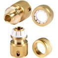 thumbnail image 2 of 2pc Brass Hose Connector Hose End Quick Connect Fitting 1/2" Hose Pipe Quick Connector for Gardening, Home Watering,Car Washing, 2 of 5