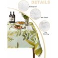thumbnail image 5 of Sage Green Leaves Suqare Tablecloth - 54 x 54 Inch, Summer Botanical Farmhouse Watercolor Leaf Waterproof & StainResistant Tablecloth, Washable Oil-proof Table Cover for Dining/Party/Wedding/Buffet, 5 of 9