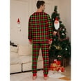 thumbnail image 6 of GYRATEDREAM Family Christmas Pjs Matching Sets Xmas Holiday Jammies Reindeer Snowflake Christmas Pajamas Sleepwear Loungewear Dad Mom Kids PJs for M(Dad) Red, 6 of 9