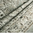 thumbnail image 4 of Everwash™ Treasure Rubia Traditional Medallion Machine Washable Runner Area Rug, Ivory/Beige, 2'2"x7'2", 4 of 7