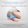 thumbnail image 5 of Core Products Econo Leg Spacer Foam Knee Support Cushion, Standard Size, Removable Cover Included, 5 of 6