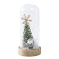 thumbnail image 5 of Mini árbol de Navidad con luz de noche y cubierta de cristal, regalo navideño, decoración para mesita de noche, 5 of 5
