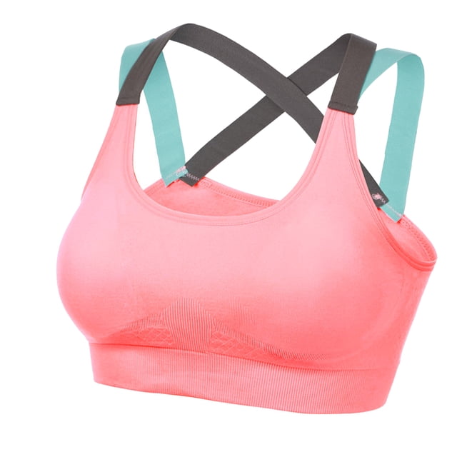 Running Yoga Seamless Bra, Low Impact Shockproof, Premium Fabric, Exquisite Workmanship, All Day Comfort, Lightweight and Breathable, with Fast Absorption and Beauty Back Design