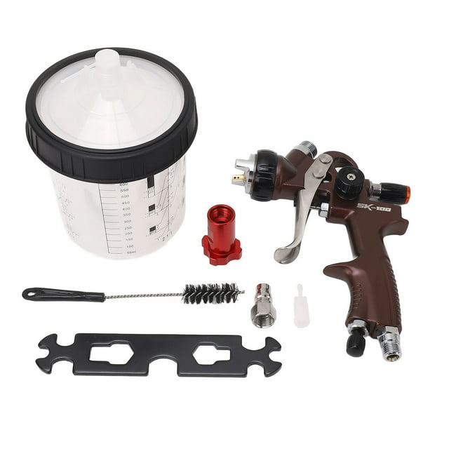 AIR GREEN Kit De Pistola Pulverizadora De Aire Premium, Alta Atomización, Boquilla De 1,3 Mm, Pulverizador De Pintura Para Automóviles Y Pintura Casera De Bricolaje - Acabado Profesional