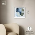 thumbnail image 5 of Serene Overlap II Shadowbox Print Modern Wall Decor by Art Remedy, White Frame, 16 x 16, 5 of 7