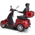 thumbnail image 5 of Scooter Secure 4-Wheel Mobility Scooter with Charger, Basket & Cup Holder, Red,, 5 of 10