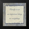 thumbnail image 2 of Haynes, Smith 15x15 Black Modern Framed Museum Art Print Titled - Family Is Everything 4, 2 of 5