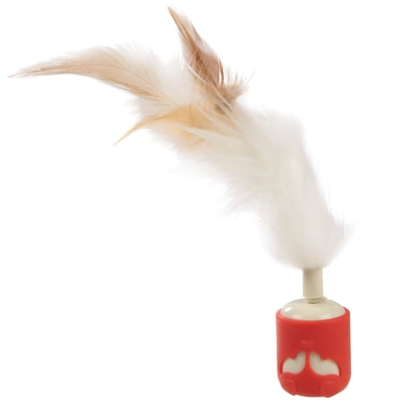 Instincts Sneaky Spinner Interactive Automatic Cat Toy, Rechargeable - Red, One Size