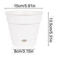 thumbnail image 3 of Root Pruning Breathable Flowerpot, Thickened Round Planter With Air Slots, Prevents Waterlogging And Rot For Houseplant Indoor Decor, 3 of 6