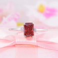 thumbnail image 5 of HeartsAndYou 2ct Natural Red Garnet & Diamond Ring Trilogy 100% REAL 14k SOLID White Gold, 5 of 9