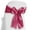 Fuchsia, variant on Lann's Linens - 30 Elegant Satin Wedding/Party Chair Cover Sashes/Bows - Ribbon Tie Back Sash - Ivory