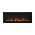 thumbnail image 3 of Amantii Panorama 40 inch Built-In Electric Fireplace - Black, BI-40-SLIM-OD, 3 of 5