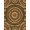 Orange Green Cream, Pattern 12, variant on ODIKA Orange Flowing Burnt Earthy Decorative Balanced Rhythm Motif for Playroom, Bedroom, Reading Nook, Pet Friendly & Kids Safe Play