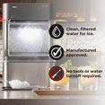 GE Profile Opal Ice Maker Clean, Filtered Nugget Ice with Water