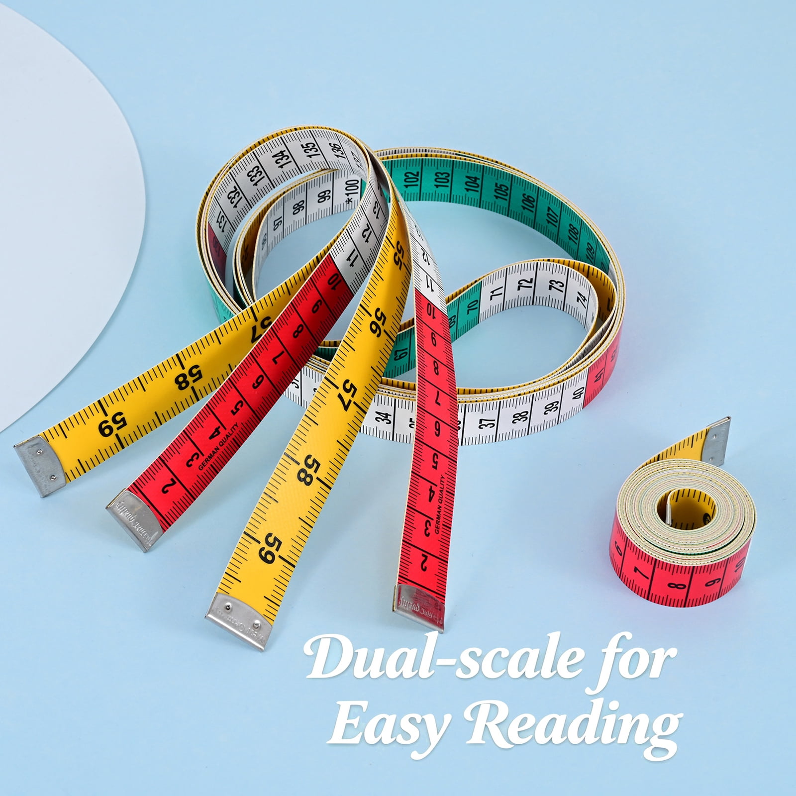 Soft Measuring Tape for Body & Sewing, Dual Scale Tailor Tape Measure,60in/150cm