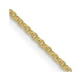 thumbnail image 1 of Diamond2Deal Collier Chaîne Plate en Or Jaune 10K 1.1 mm pour Femmes 20 Pouces, 1 of 6