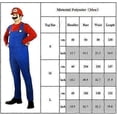 thumbnail image 3 of Adult Mens Super Mario Luigi Bros Cosplay Plumber Fancy Dress Costumes 26s, 3 of 3